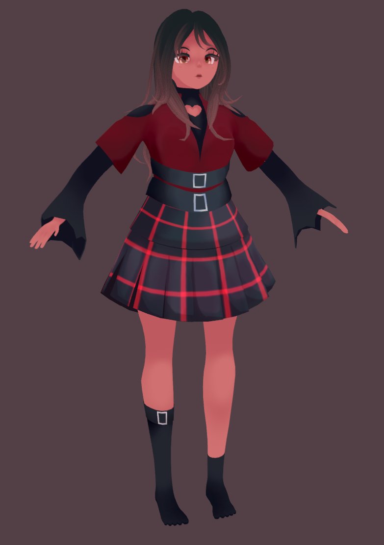 pancake595's tweet photo. i love texturing my models :3 (this is flat shaded, all handpainted) https://t.co/q4WUjbbEZI