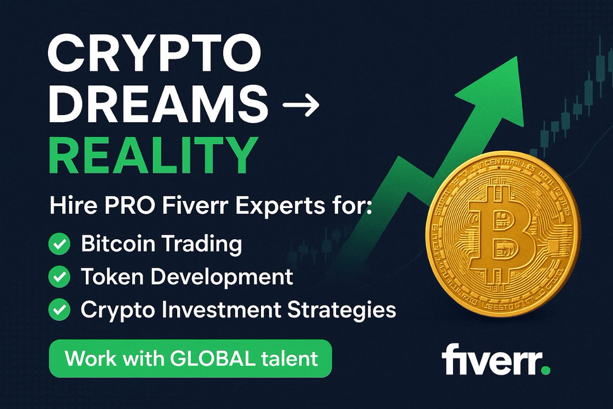 ruposhamin's tweet image. Are you planning to launch a cryptocurrency project or need help navigating the blockchain world?
Look no further!
Hiring a crypto expert on Fiverr Pro is a smart move for project success.
Hire now! go.fiverr.com/visit/?bta=148…
#cryptoexpert #blockchain #Cryptoprojects #Bitcoin #defi
