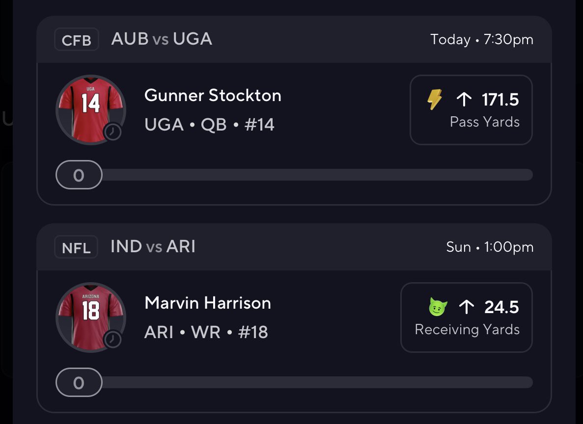 KBProps's tweet image. CFB Discount 2x Slip 🏈

-790 odds on DraftKings. Marvin is over in 5/5 games this season and over in his last 15/15 games. Indianapolis is allowing the 4th most receiving yards to opposing WR’s! 🔥

Drop a ❤️ if you’re tailing this slip! 

📊 @propsdotcash 

#Gambling…