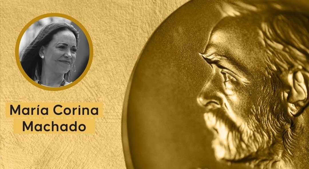 🏆 #Nobel Barış Ödülünü Siyonizme verdiği destek ile Maria Corina Machado layık görülmüş..

📌 Bütün uluslararası kültür, sanat, ticaret ve siyasette en etkili örgütlenme yine siyonist çeteye ait.

🔴 Maria, Venüzüella'yı kökten ABD ve İsrail'in boyunduruluğuna sokacak bir kadın.