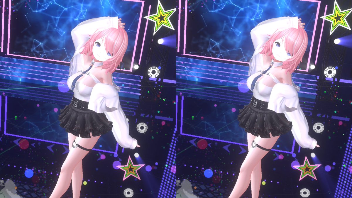 AirisVR's tweet image. おっはよー！☀️
今日はアイプロステージでの立体写真
ここの写真な理由はアイプロで色々やる日だからです！

今週はライブで忙しい一週間ですけど、
来週はアイプロでお披露目をやる方々の準備で別の形の忙しさが来ますね

サポートも活動なので、冬のライブラッシュも頑張ります🐿️

#アイリス立体写真