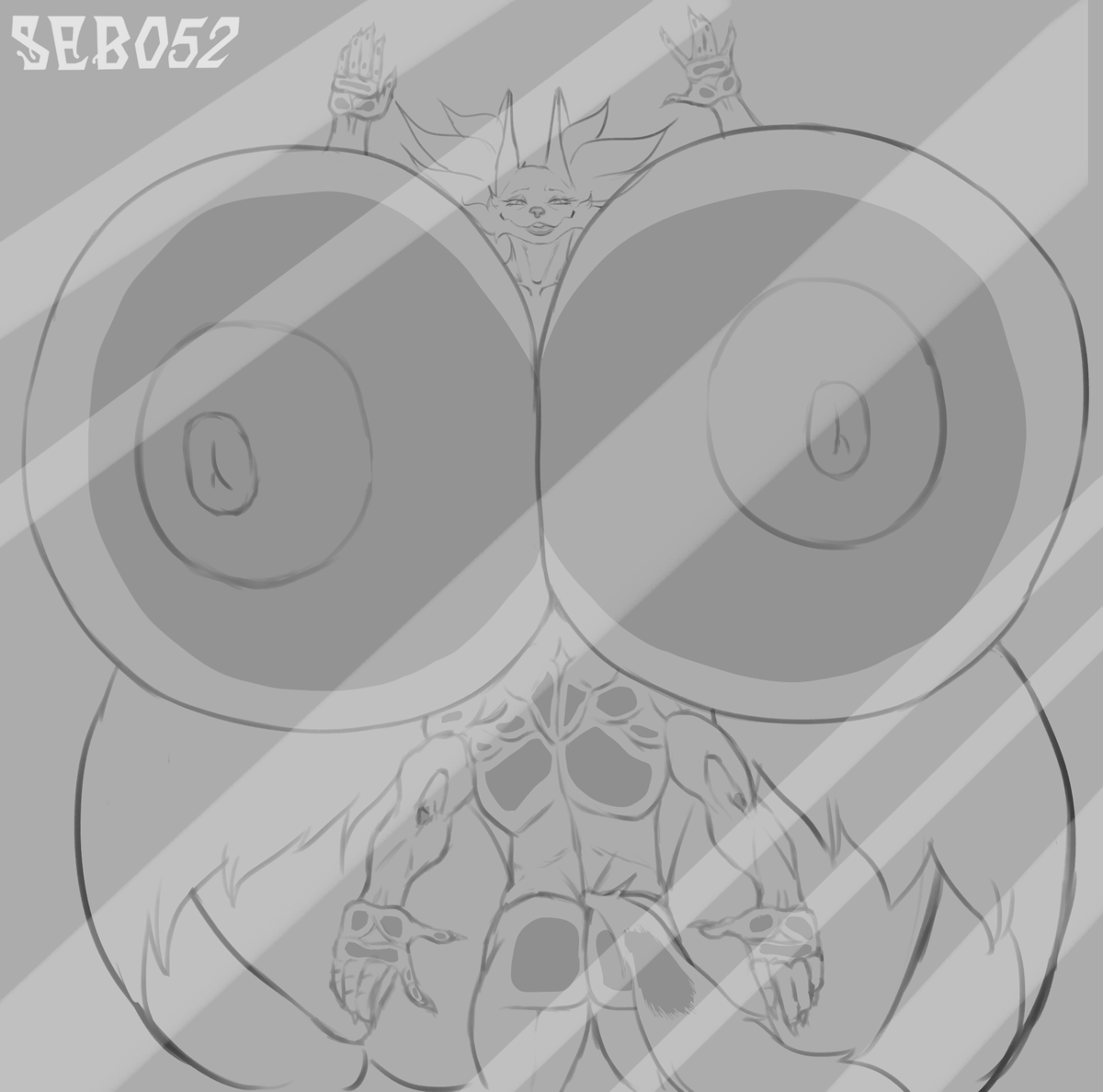 Grandma Vanessa squeeze zarth with her Badonkers against the bathroom glass x3c (no worrie he okie)
Artrade with <a href="/Jrobinson490309/">Jettra🟢🟣</a> the precious delphox belong to him :3c ✨✨✨