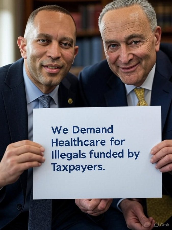 <a href="/RepJeffries/">Hakeem Jeffries</a> #SchumerShutdown