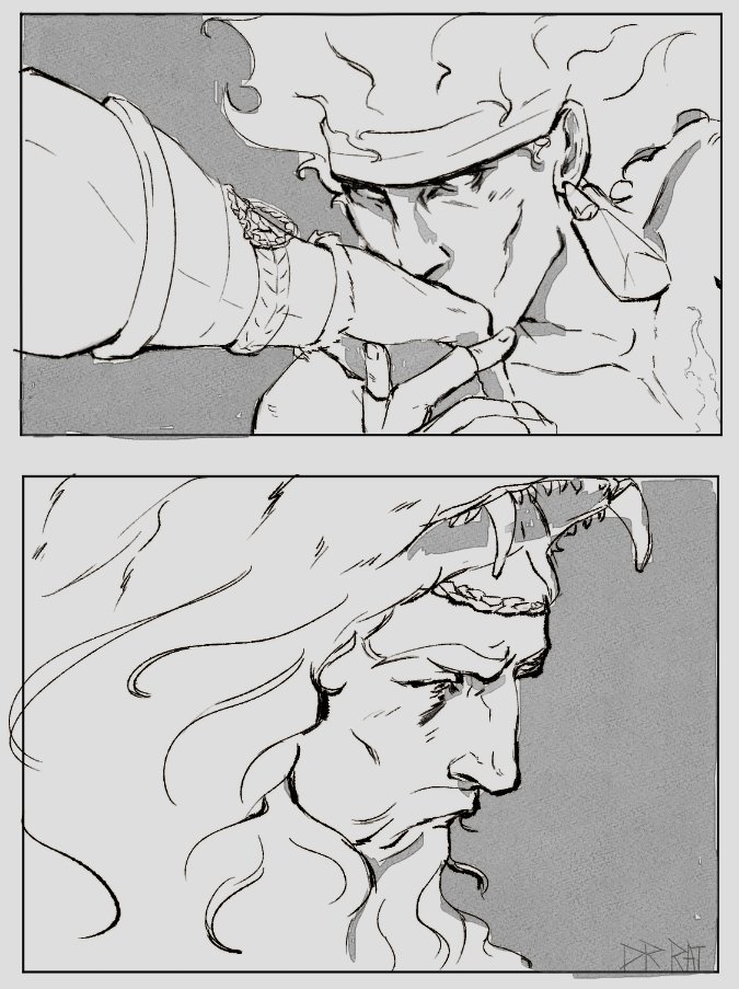 Dr_Rat_'s tweet image. A different kind of devotion
.
#hades2 #prometheus #heracles
