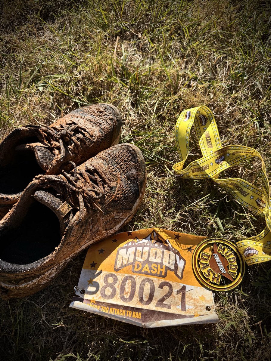 NikNik_Nichole's tweet photo. Competed my first #muddydash run today! #muddydash2025 https://t.co/PaEMTocoDz