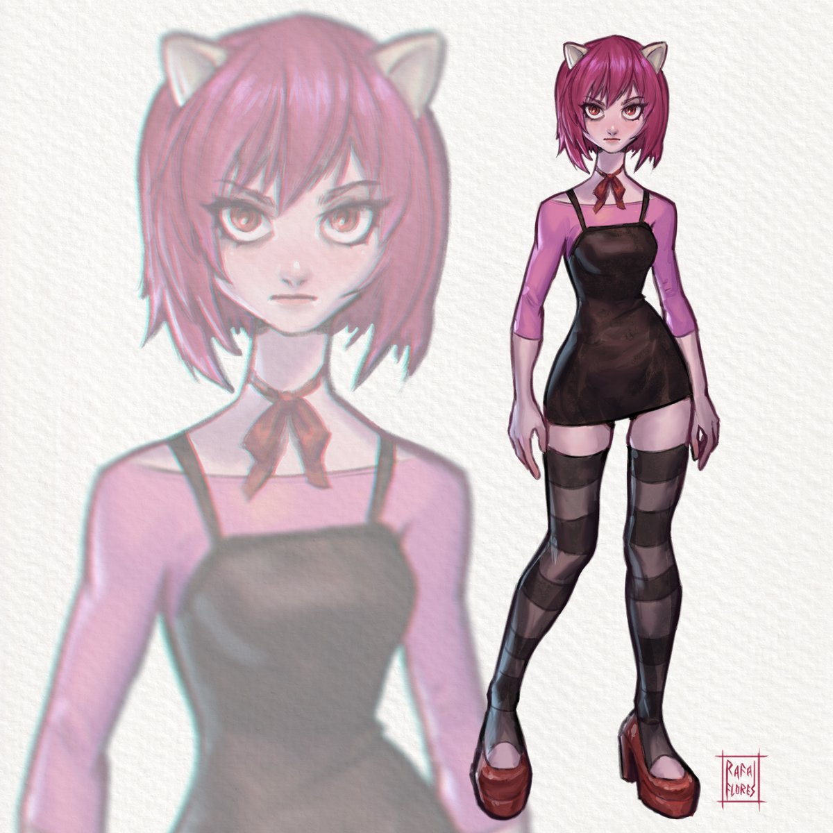 Weekend´s Fanart 
Lucy from Elfen Lied