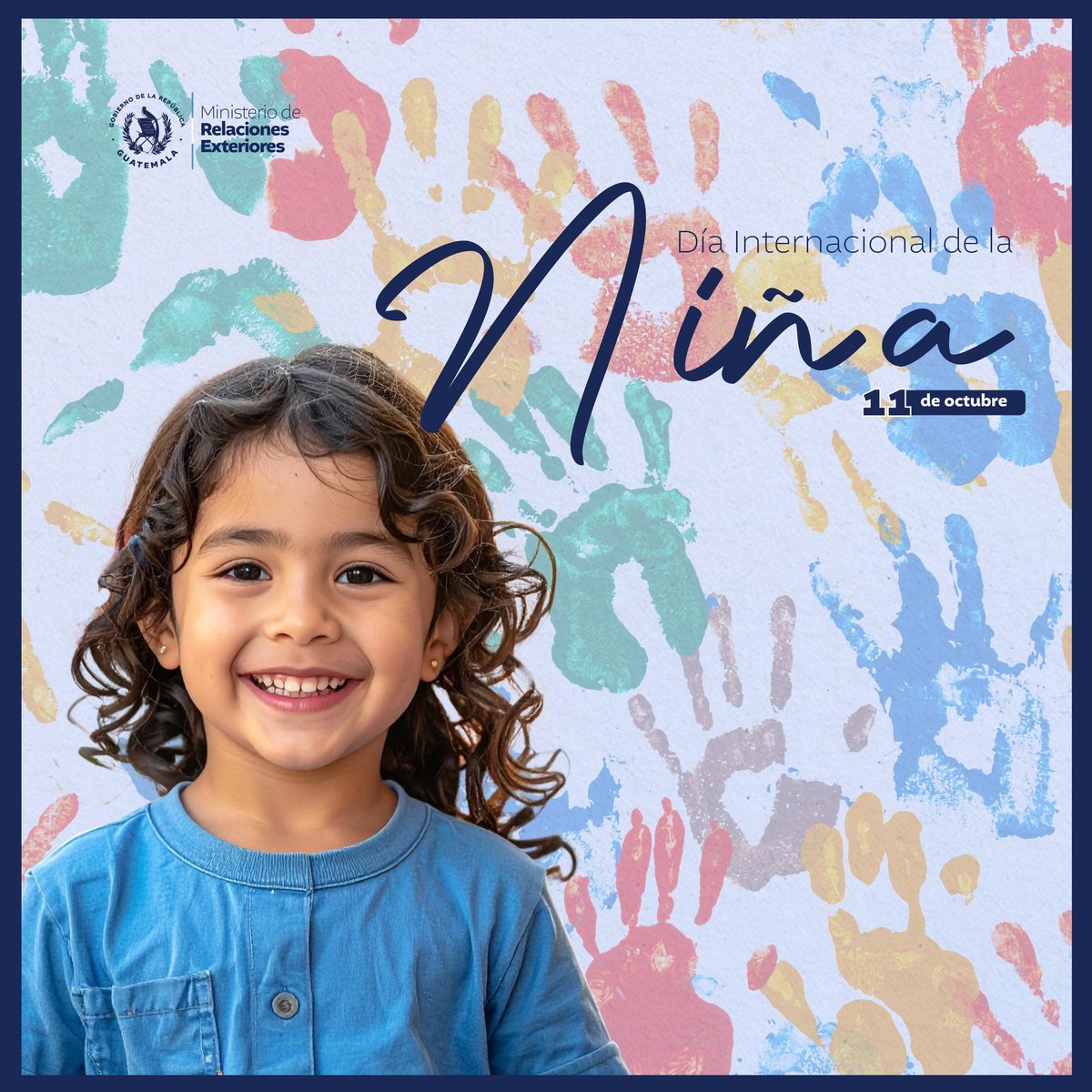 MinexGt's tweet photo. La @ONU_es declaró el 11 de octubre Día Internacional de la Niña, fecha que Guatemala conmemora con el compromiso de promover una cultura y sociedad con igualdad de oportunidades, en las que a todas las niñas se les respeten sus derechos. https://t.co/sn6bsLxxIP