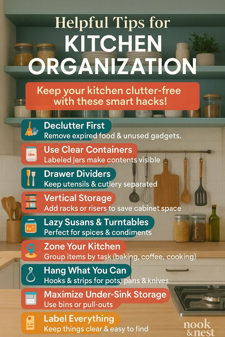 MerylZack48269's tweet image. Helpful tips for diy kitchen organizations of storage solutions ideas
#KitchenOrganization #DIYKitchen #KitchenStorageIdeas #HomeOrganization #KitchenHacks #OrganizedKitchen #KitchenTips #StorageSolutions #DeclutterYourKitchen #HomemadeStorage