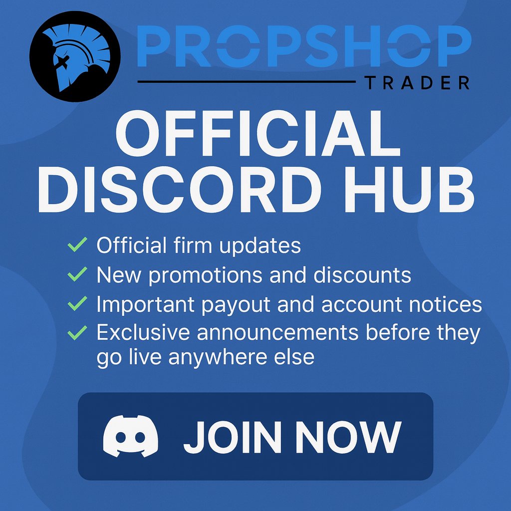 ProTrader_Mike's tweet image. 🌎 Traders from all over the world are joining the @PropShopTrader  Discord.
If you want to connect, learn, and grow your funded accounts — this is where it’s happening.
👉 discord.gg/tNBhDHAuS3