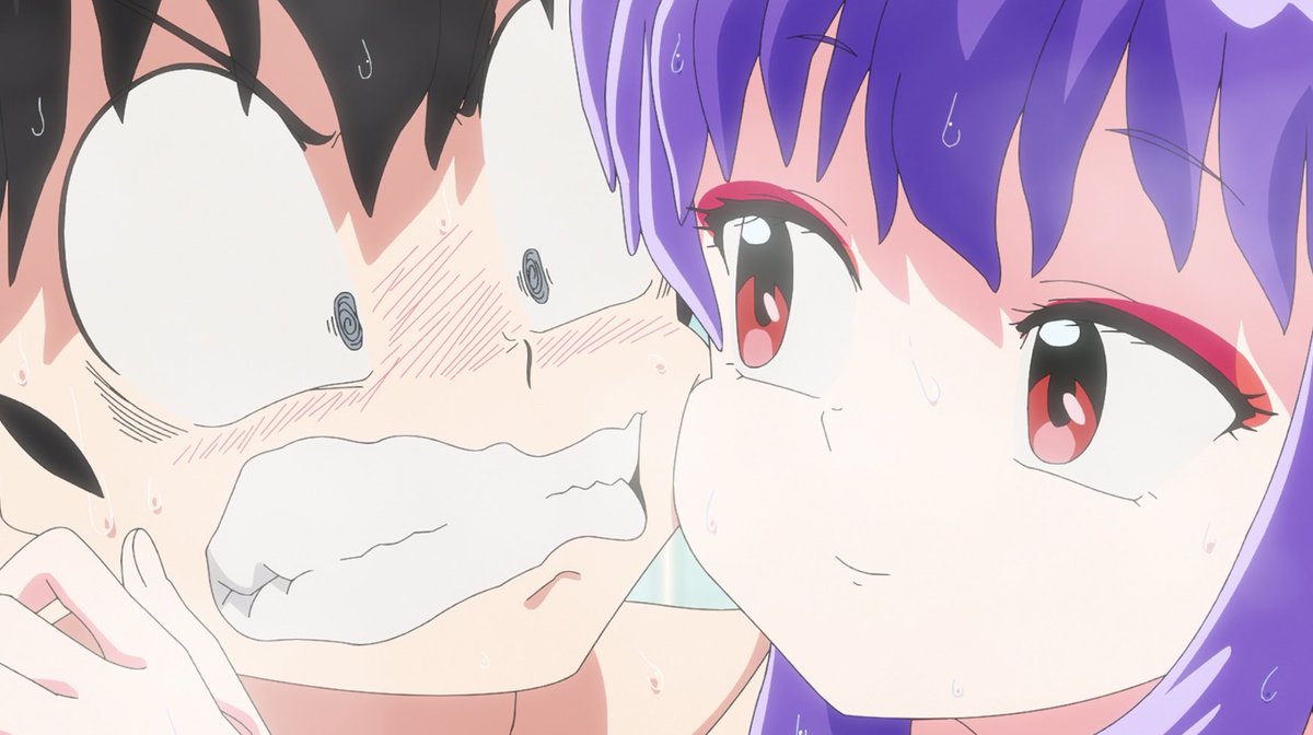 #らんまアニメ 2期2話
らんまとあかねのラブコメが加速する
｢誰でもよかったんだ｣←キスされたことじゃなく自分だと認識されていなかったことに怒るあかね、感情がわかりやすくてとても助かる
2人の間にいたたまれない空気が流れる場面もかなり間を取っててキュンキュンした
シャンプーは可愛い
