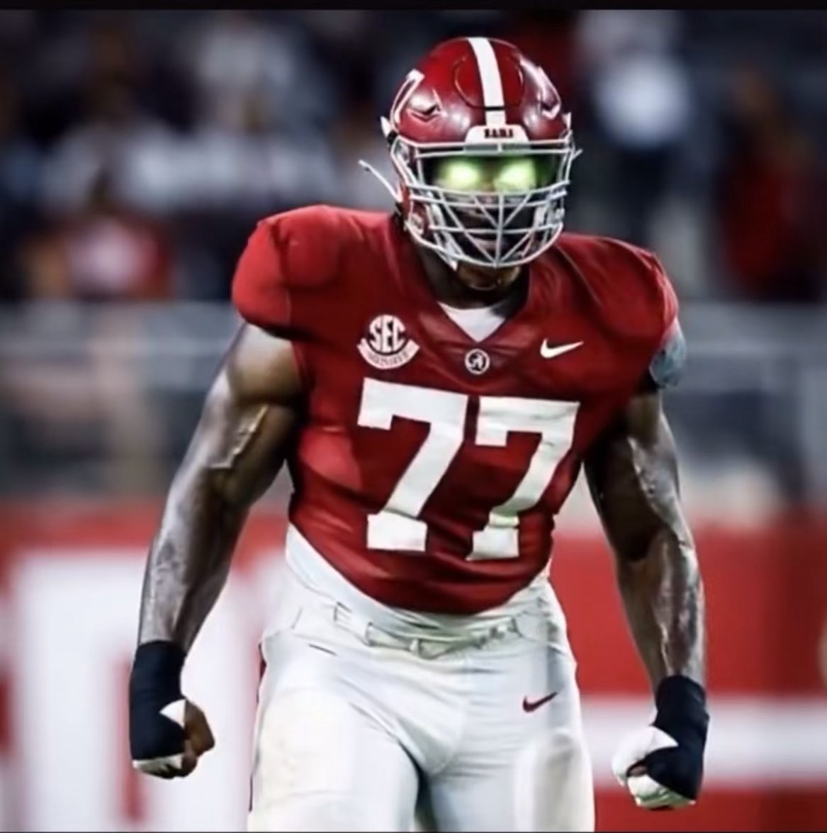 AuntTeaRita's tweet image. Ty looked a lot safer that second drive. #RollTide