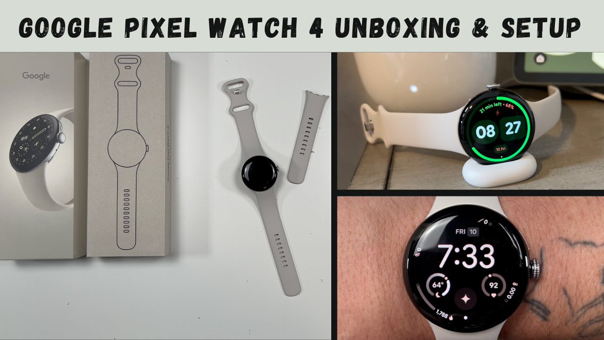 bigcvlogs's tweet image. Today I unbox and setup the new Google Pixel Watch 4.
This is the 41mm version with LTE in the porcelain color.
See the full unboxing of the new Pixel Watch 4 as well as the setup process with the Pixel Watch App in todays video.

youtu.be/htpVxG9iwbw 

#MadebyGoogle…