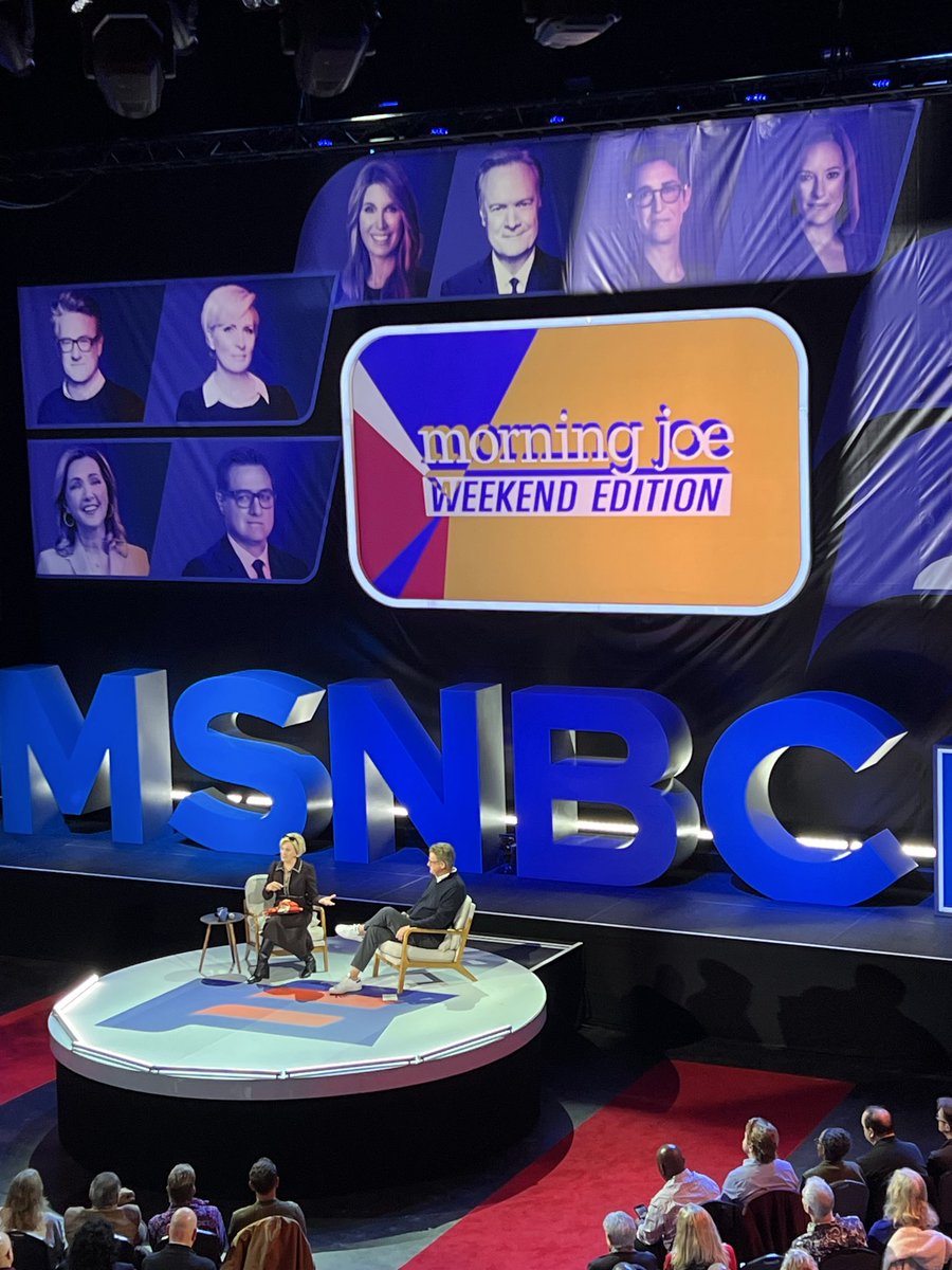 JesseRodriguez's tweet image. .@JoeNBC &amp;amp; Mika Brzezinski bring @Morning_Joe Weekend Edition to @MSNBC LIVE ‘25