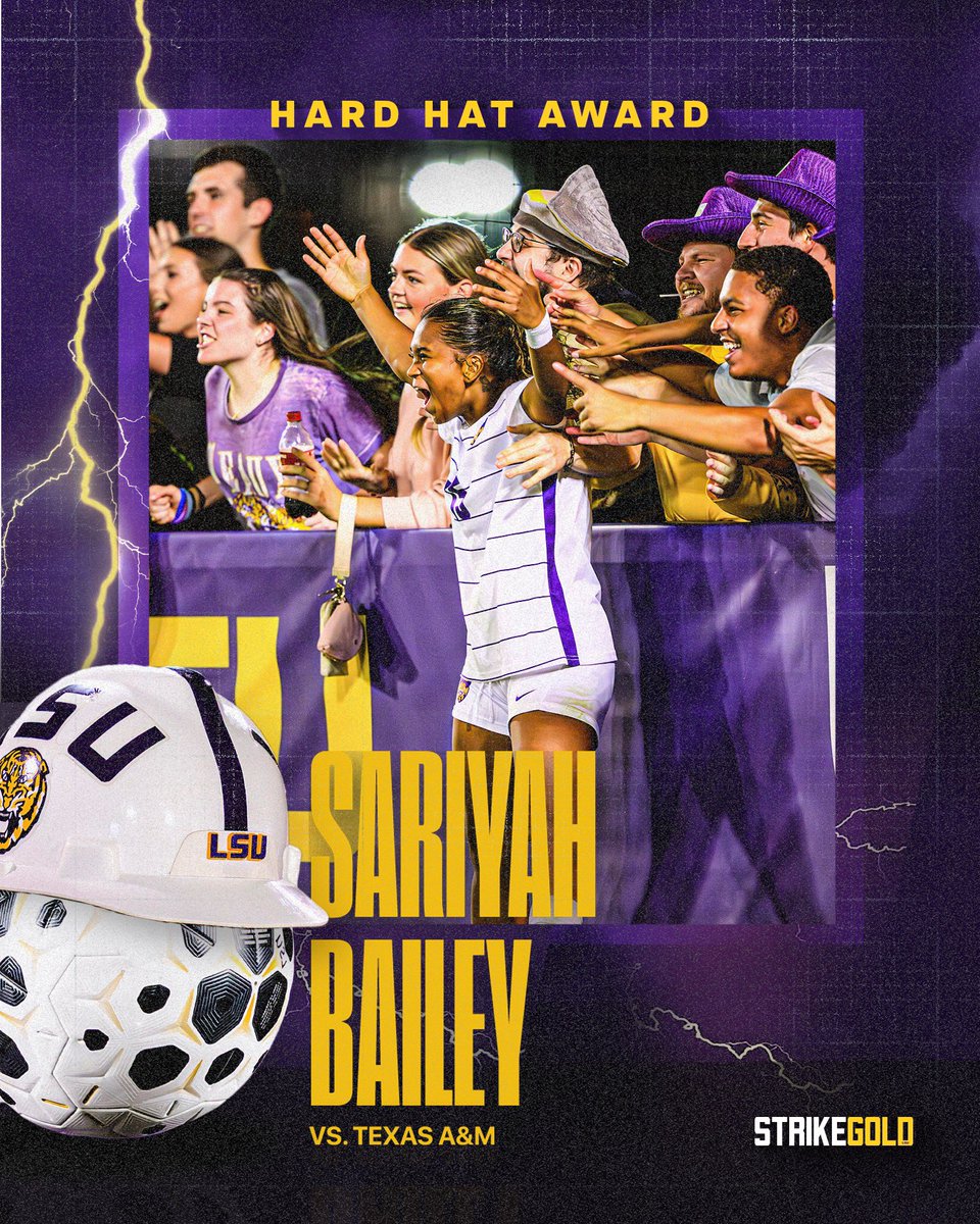 LSUSoccer's tweet image. No surprise with this one 👏
