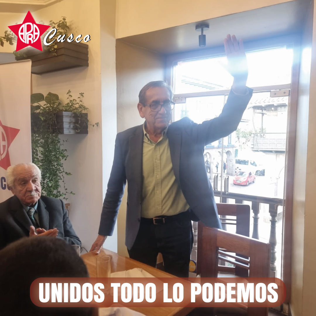 CuscoApra's tweet photo. 📷 Así fue el almuerzo de la militancia con la plancha presidencial “Unidos todo lo podemos”
📷 Ambiente de fraternidad y reencuentro, con dirigencia y bases unidas.
📷 Aplausos, abrazos y mensajes de compromiso con el país. https://t.co/rTF4aqw8qC
