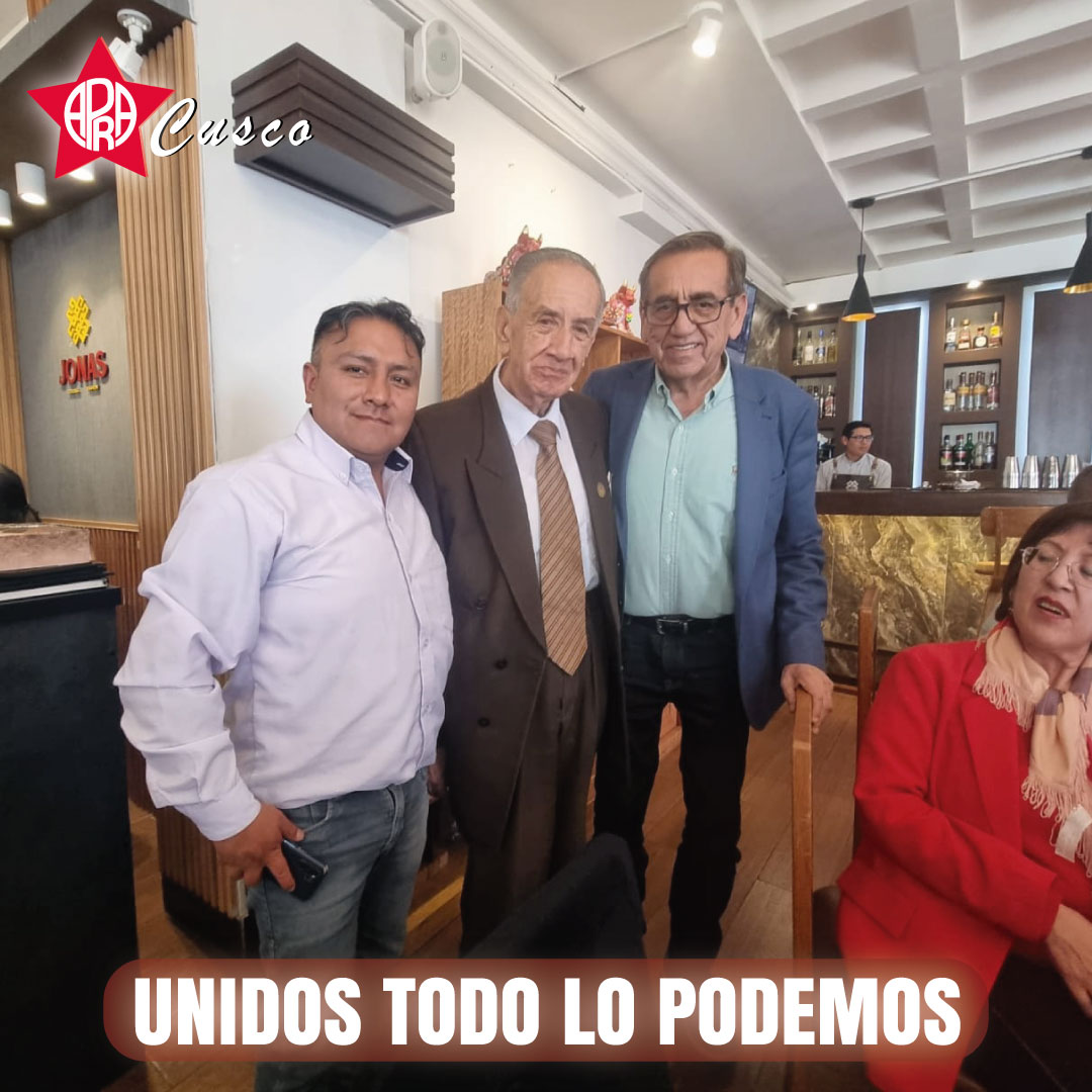 CuscoApra's tweet photo. 📷 Así fue el almuerzo de la militancia con la plancha presidencial “Unidos todo lo podemos”
📷 Ambiente de fraternidad y reencuentro, con dirigencia y bases unidas.
📷 Aplausos, abrazos y mensajes de compromiso con el país. https://t.co/rTF4aqw8qC