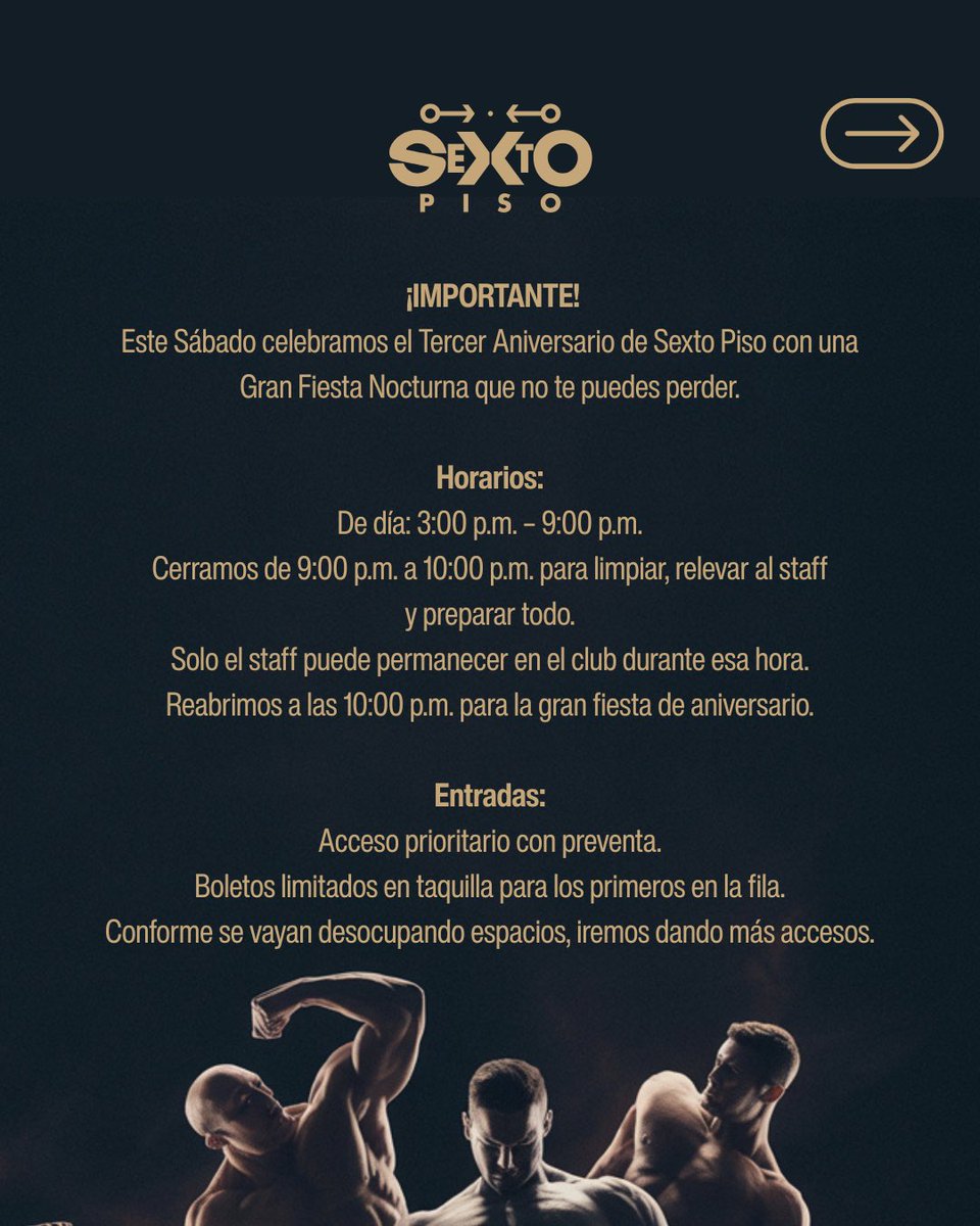Sextopiso_mx's tweet photo. INFORMACIÓN IMPORTANTE 
¡HOY CELEBRAMOS NUESTRO TERCER ANIVERSARIO! https://t.co/9JsUSOwVuK