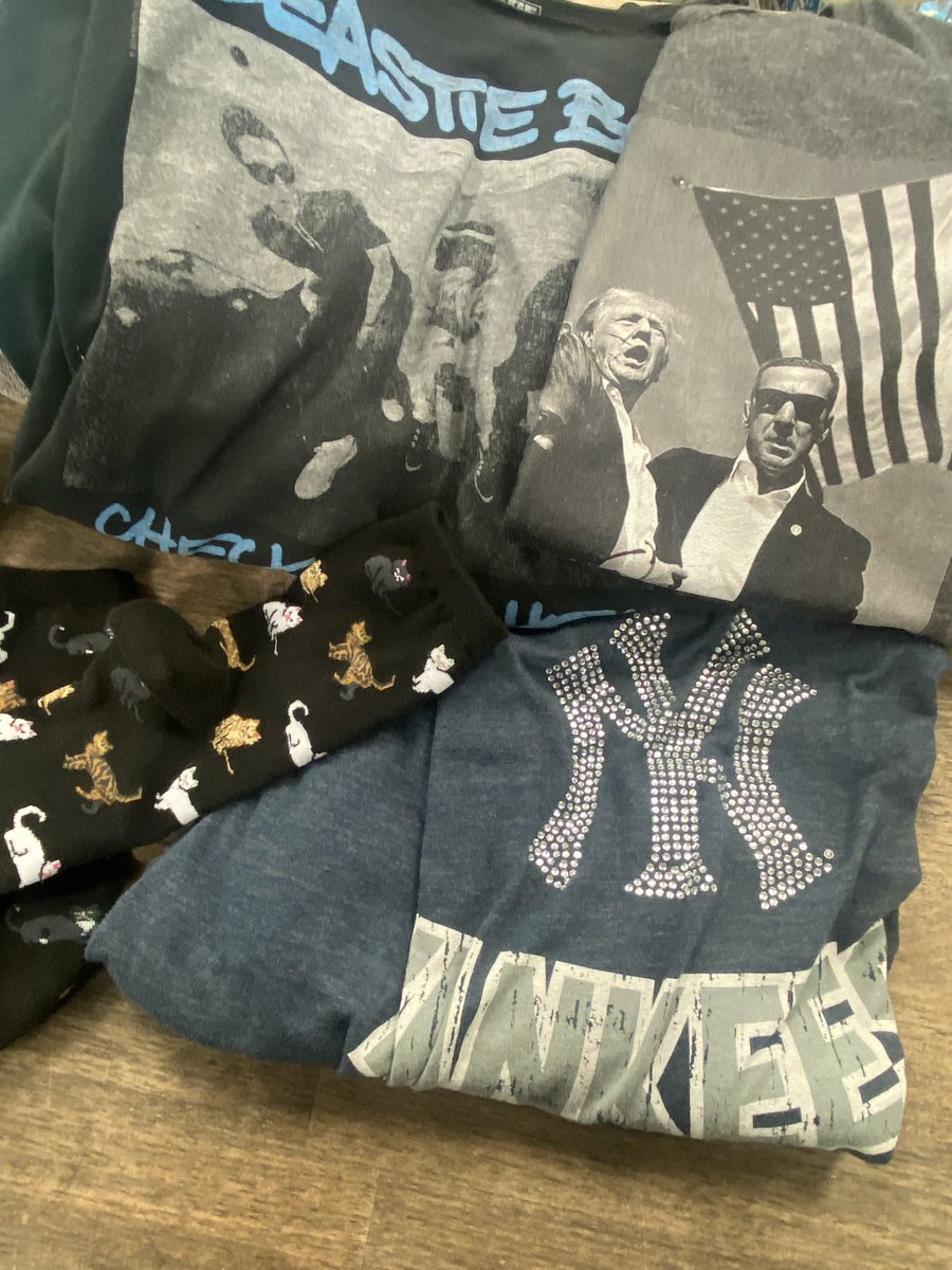 Folding my laundry and realized I repped some of my favorite things this week