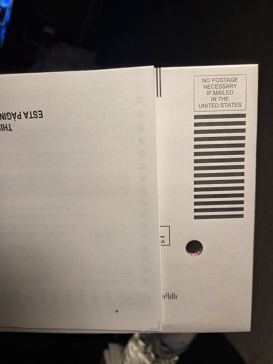 PArkuski's tweet photo. @RealJamesWoods If your worried just turn the ballot inside out. https://t.co/IlqBnl8GDe
