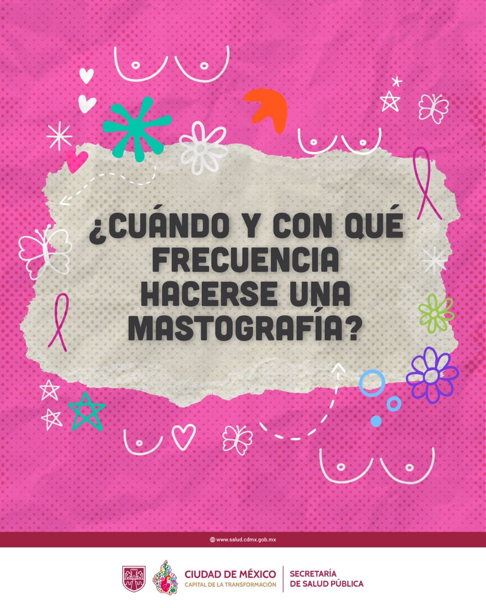 SSaludCdMx's tweet image. Este octubre rosa, hazte una mastografía
Dale RT para que más mujeres se cuiden.
#Cáncerdemama #prevenciondelcancerdemama #octubrerosa