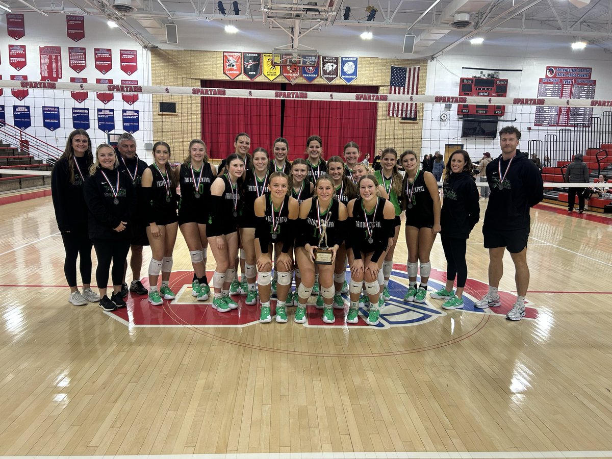TCTIGERS's tweet photo. Congratulations to TC Volleyball on your 2025 Shelby County Championship🏆……..&amp; to MVP Gwyn Williams-Great Job!!!!!!!! https://t.co/E7Y3ONu2Eh