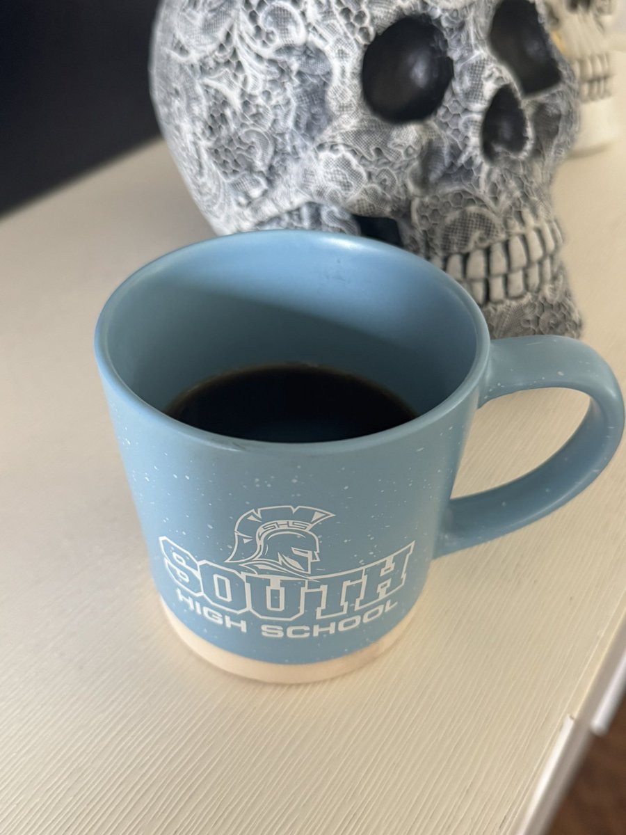Saturday at the office 🎃 ☕️ #GoSpartans #SouthHigh #LegacySchool #Since1957