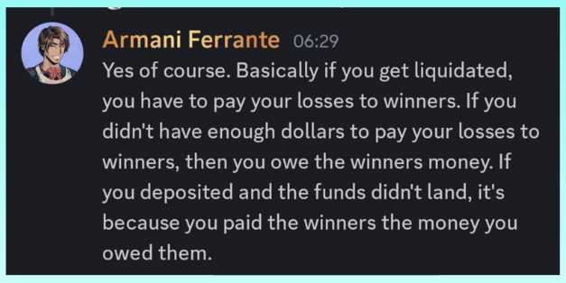 CryptoA77468's tweet image. Imagine getting liquidated, adding more money to grab some cheaper tokens… but it never shows up on the exchange. Why? You were STILL IN DEBT even after losing your entire account
That’s what happened to @Backpack users
Way worse than what banks do