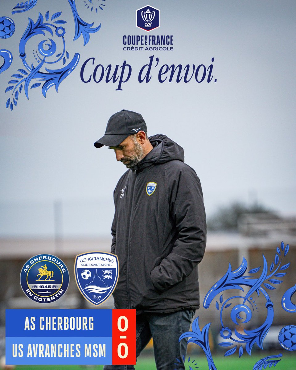 1’ Le coup d’envoi de ce 5e tour de Coupe de France est donné ! 🔥

ASC 0️⃣-0️⃣ USAMSM