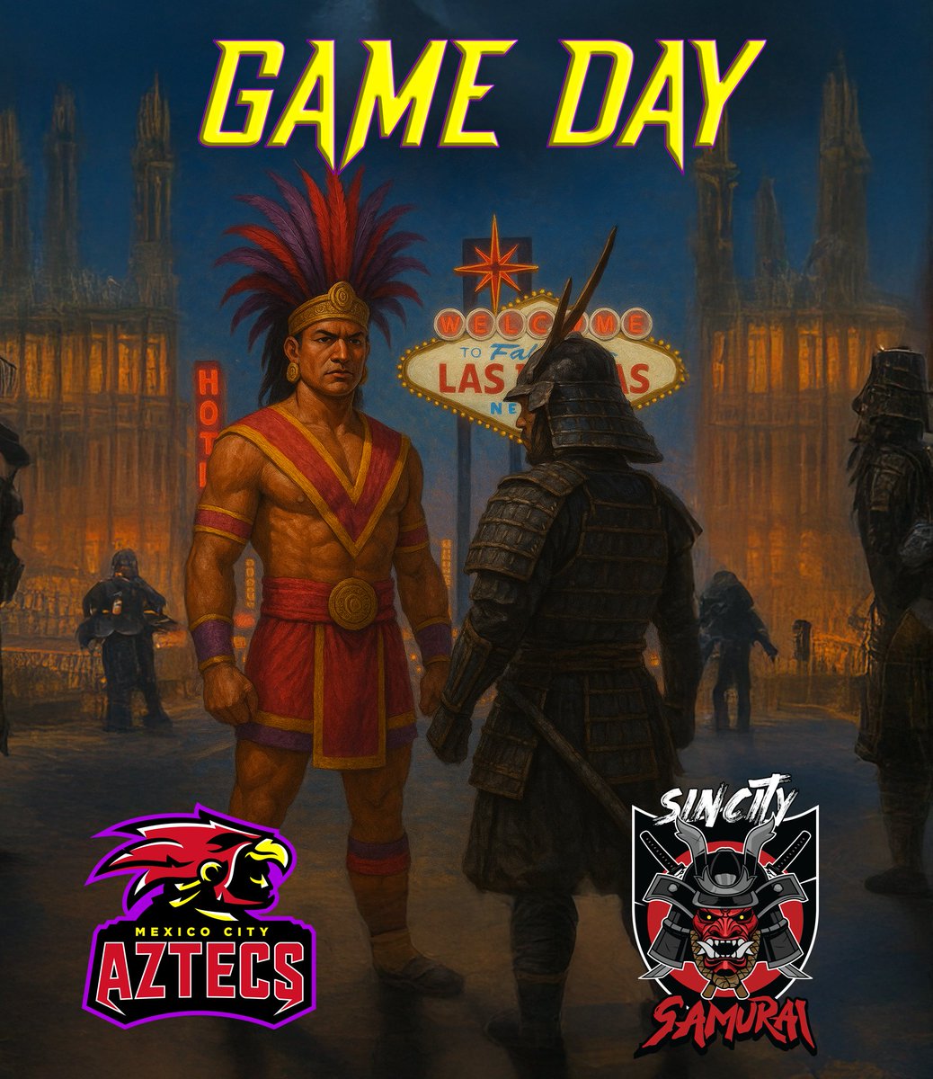 SFLAztecs's tweet image. Aztecs gearing up in Las Vegas alternates for tonights game at 6:30!
@simulationfl #AztecEmpire