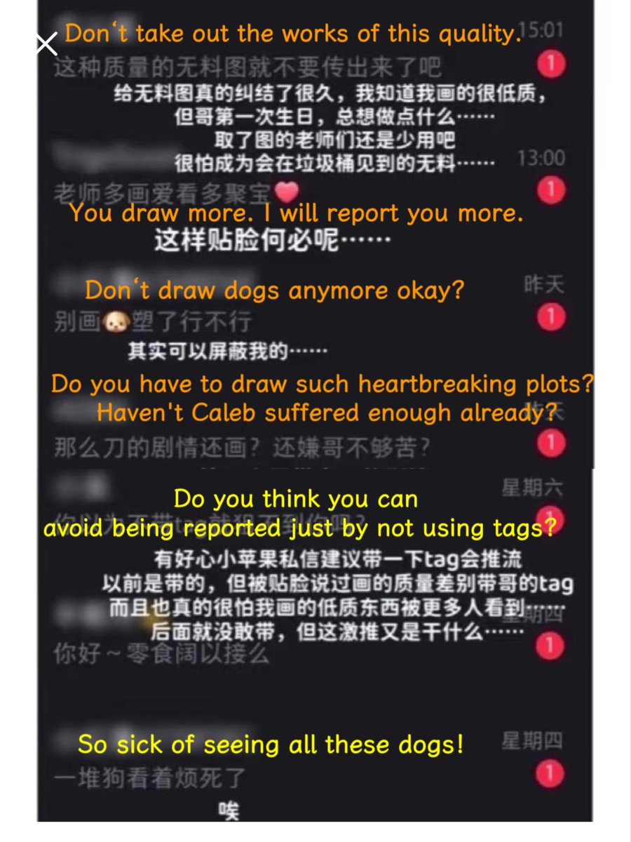 This is one of my favorite puppyleb fanarts. She received many dms and threats of dog haters of C antis saying her puppyleb arts are disgusting, finally she left this fandom. I have also witnessed rape threats towards puppyleb lovers too, I do hope this won’t happen again
#Caleb