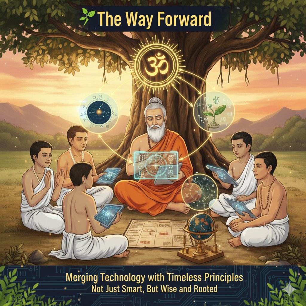 RythmicRaj's tweet image. 10/ 𝐓𝐡𝐞 𝐖𝐚𝐲 𝐅𝐨𝐫𝐰𝐚𝐫𝐝 🌱
The future lies in merging technology with timeless principles.
We must create minds that are not just smart, but wise and rooted.