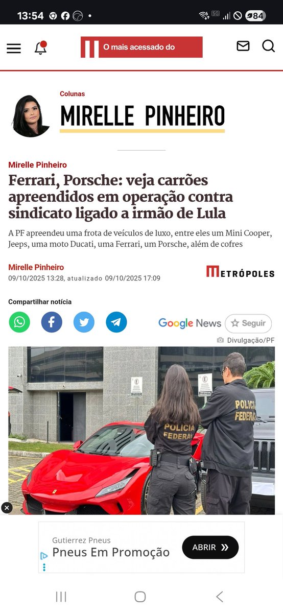 Esta matéria do Metrópoles é uma daquelas fake news mais nojentas que se pode produzir. Nenhum dos carrões apreendidos na foto têm relação com diretores da entidade que o Frei Chico é ligado. São todos de pessoas de outras entidades envolvidas na mesma operação.