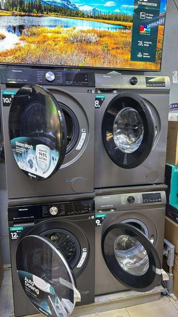 appliances_inug's tweet image. "EXPERIENCE THE POWER OF HISENSE!
HISENSE FRONT LOADER WASHING MACHINES
Efficient, powerful, and gentle on clothes!
Various capacities to fit your needs!
Get the best deals and expert service!
Call/WhatsApp: 0708937127
#HisenseFrontLoader #WashingMachine #LaundryDay…