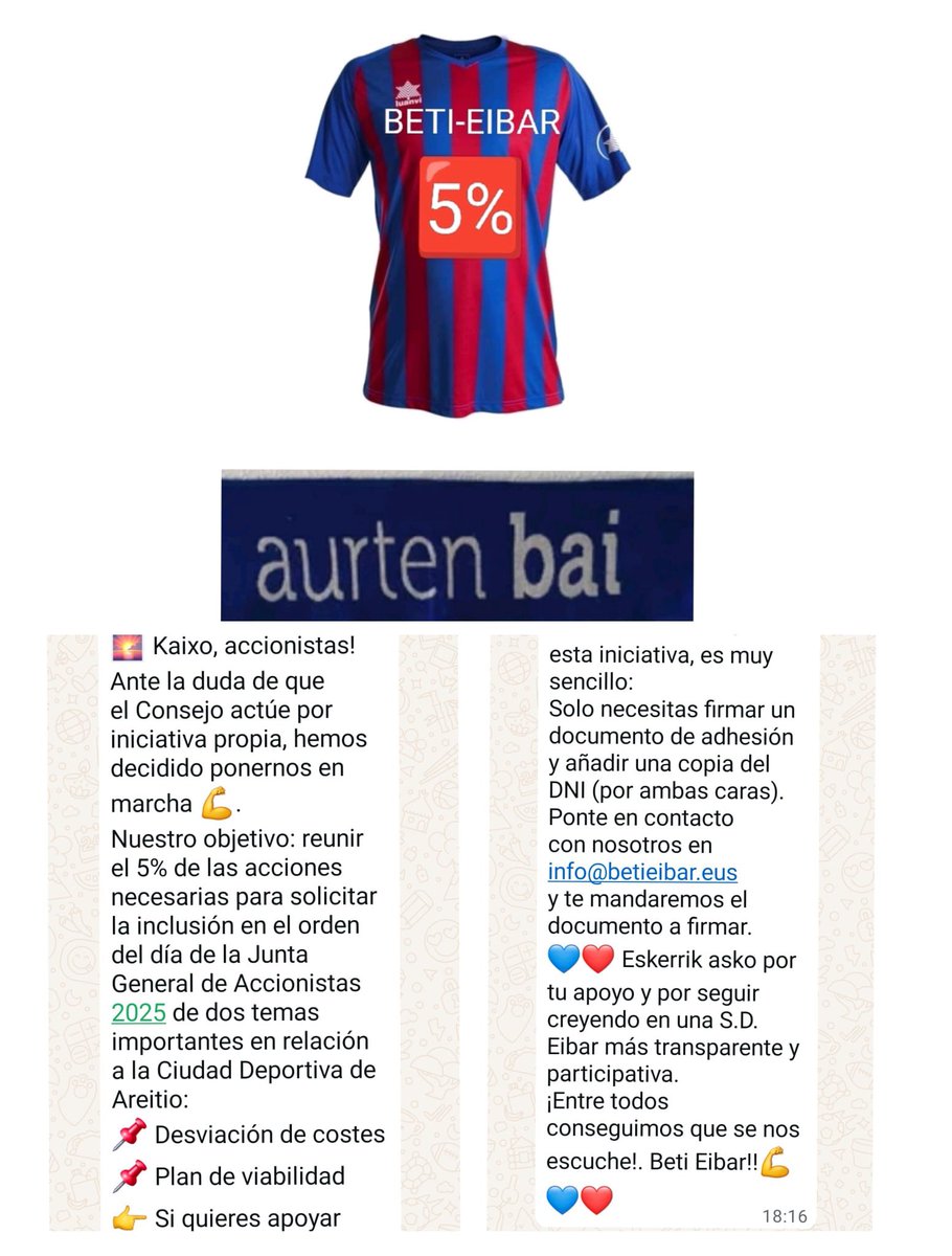 ❤️💙 BETI EIBAR - EIBAR FOREVER ❤️💙