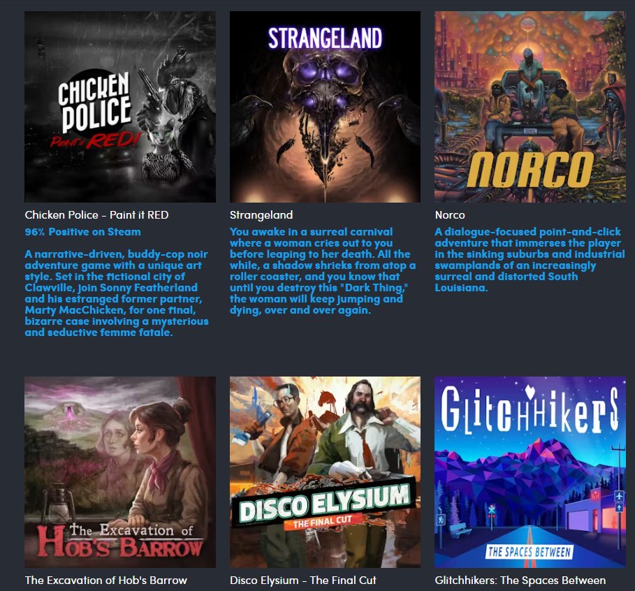 Wow wow... 10 Euros for 8 Steam games! Here you go: humblebundleinc.sjv.io/aOgoeY (affiliate)