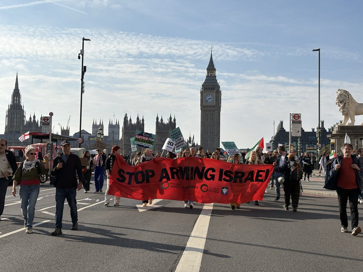 HackneySLeft's tweet image. Huge London demo today in support of peace, justice and freedom for the people of Palestine.

We won’t give up until Palestinians can determine their future and live in dignity and security in their homeland.

#StopArmingIsrael