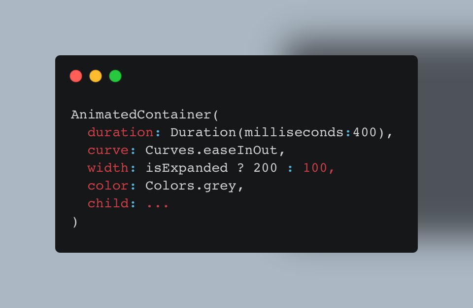 px_techie's tweet image. Day 10 of my 1K Challenge 💙

Flutter Trick 💡

You don’t always need AnimationController for smooth transitions —
use AnimatedContainer 👇

Flutter handles animation automatically.
Simple, clean, beautiful ✨

#FlutterDev #BuildInPublic #100DaysOfCode