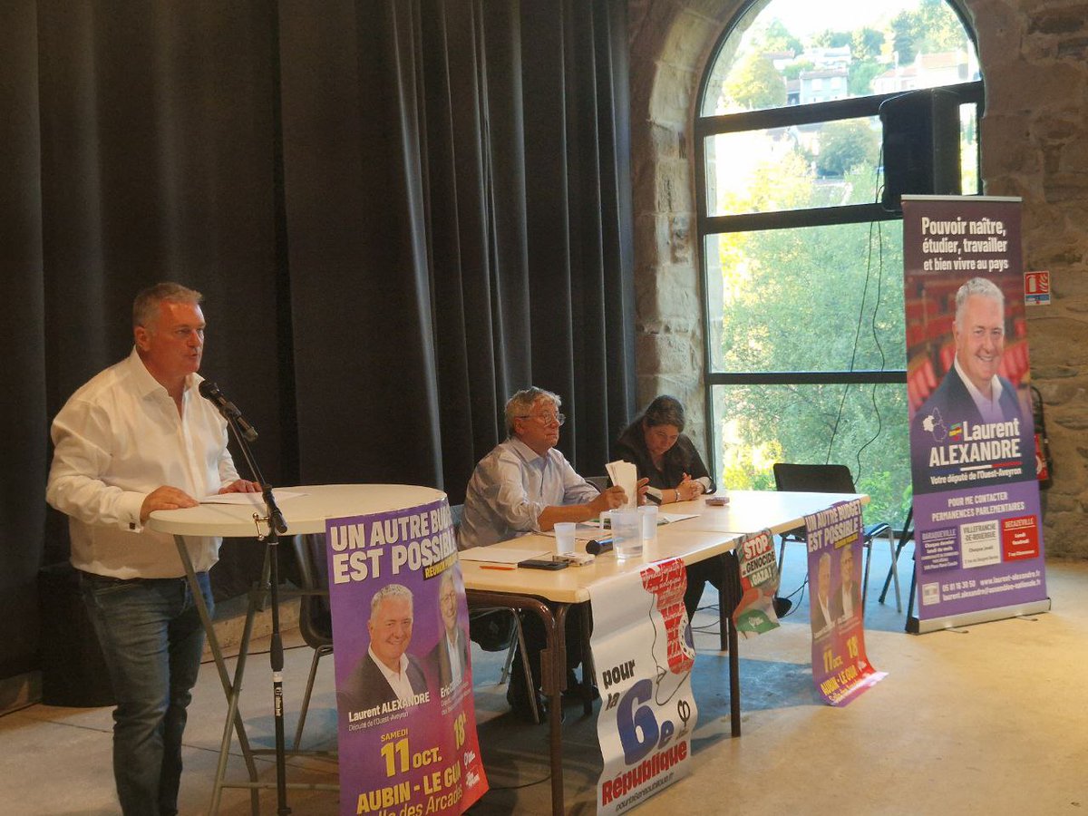 LauAlexandre12's tweet image. À #Aubin dans l'Aveyron, 500 personnes sont mobilisées pour un autre budget avec @ericcoquerel. Les gens savent que #Macron se fiche d'eux. Avec le programme du #NFP, un autre budget est possible !