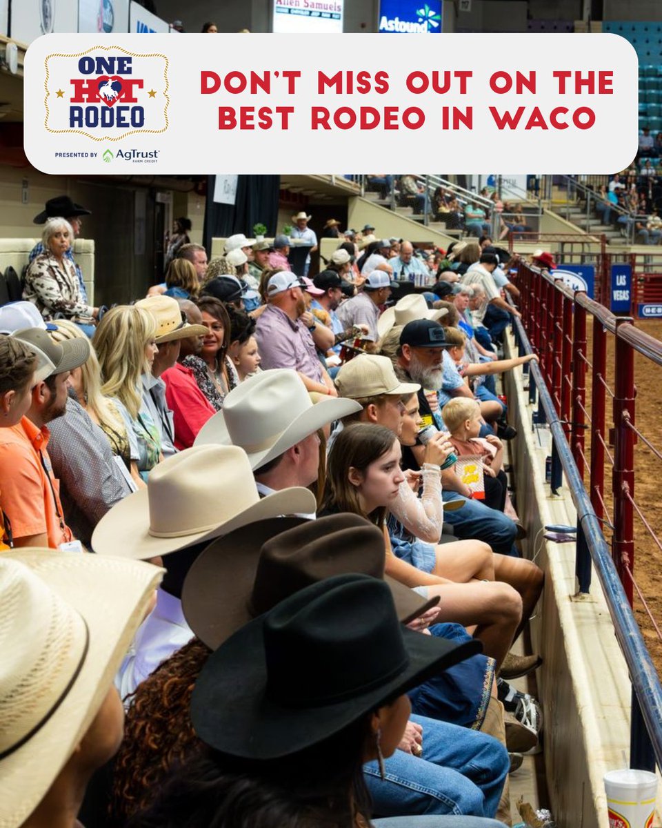 🎟️ Almost Sold Out!
Tonight’s One HOT Rodeo is filling up fast. Don’t miss your chance to see the action! 🤠

🔥 All remaining tickets are available now at hotfair.com

Get yours before they’re gone!

#OneHOTRodeo #HOTFair #WacoTX