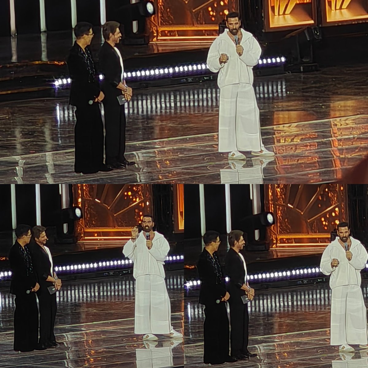 Bhushanadhau1's tweet image. Wow Akki x SRK together after long time 👌 
#ShahRukhKhan #AkshayKumar #FilmfareAwards2025