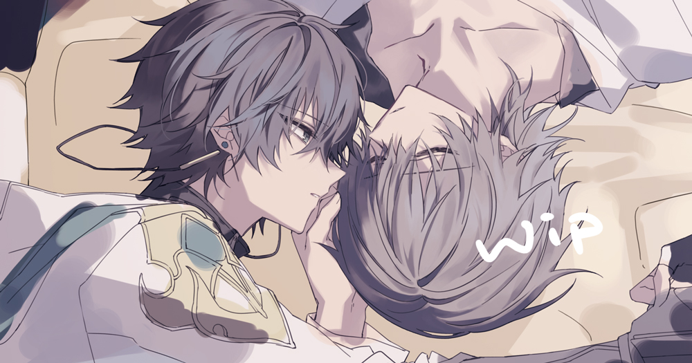 monoxi's tweet image. wip 表紙！！！！！！〆やばい