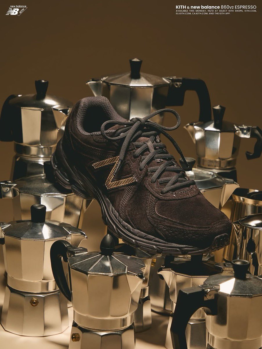 Kith x New Balance『860v2 “Espresso”』が10月13日（月）に発売 【WEB