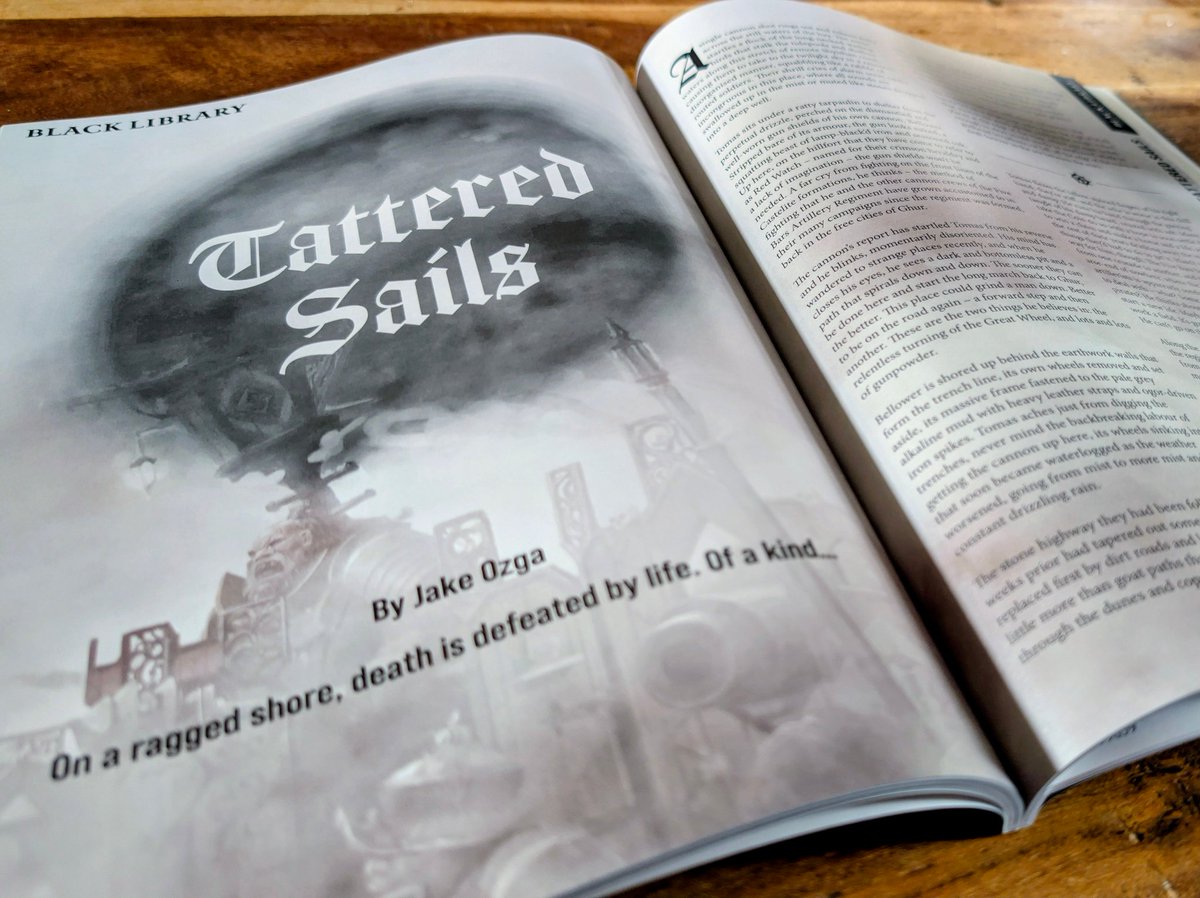 Hey, it's been a while but I have a new story in the latest White Dwarf. It's grim and gritty if you are into that sort of thing.