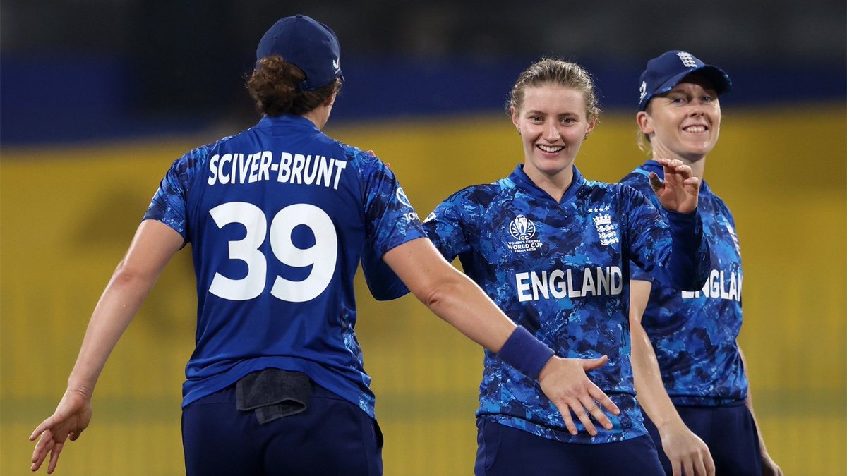 PCA's tweet image. A hat-trick of wins &amp;amp; returning to the top of the standings 🔝

@natsciver &amp;amp; @Sophecc19 lead @englandcricket to a comfortable victory over co-hosts Sri Lanka 🏴󠁧󠁢󠁥󠁮󠁧󠁿

Up next, Pakistan on Wednesday 💪

#CWC25 #ENGvSL
