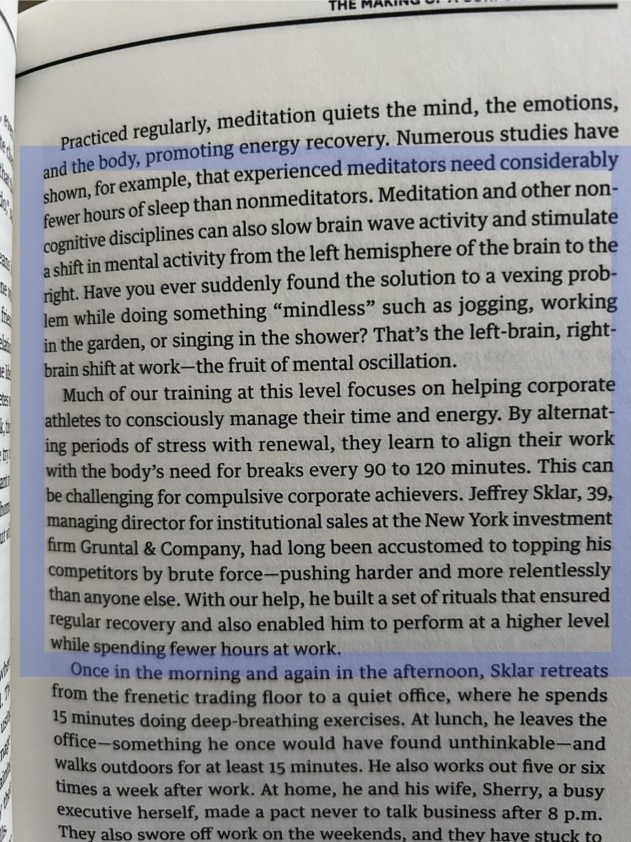 RobRobledoEHS's tweet image. The Fruit of Mental Oscillation.

Activating the Left and Right Hemispheres of the Brain. 🧠🌱

Corporate Athletes and the Gap Between Stress and Recovery/Renewal.

We Can Learn A Lot from Athletes as it is Applicable to the Workplace. Use the Sport Should be the Message to Kids.