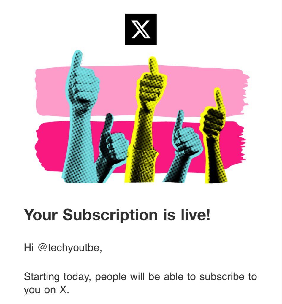 techyoutbe's tweet image. This is the best message I received on X 👇