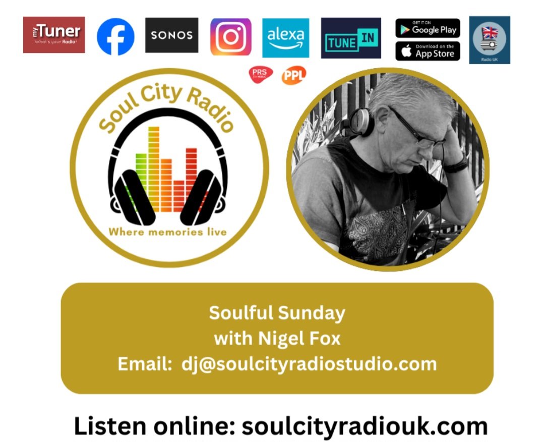 Join me this morning from 9.00am for some more delightful tunes to wake up to on a sunday. Plus we have the 3 from 3 feature. 3 requests from 3 listeners that I featured over the years. This week  they are from Mark Saunders . Brian-Bren Fell . Sonja Schwede .