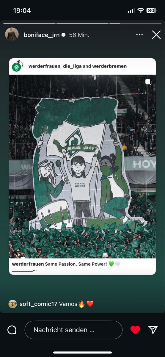 MessiDerGOAT10's tweet image. Boniface 👍🏻