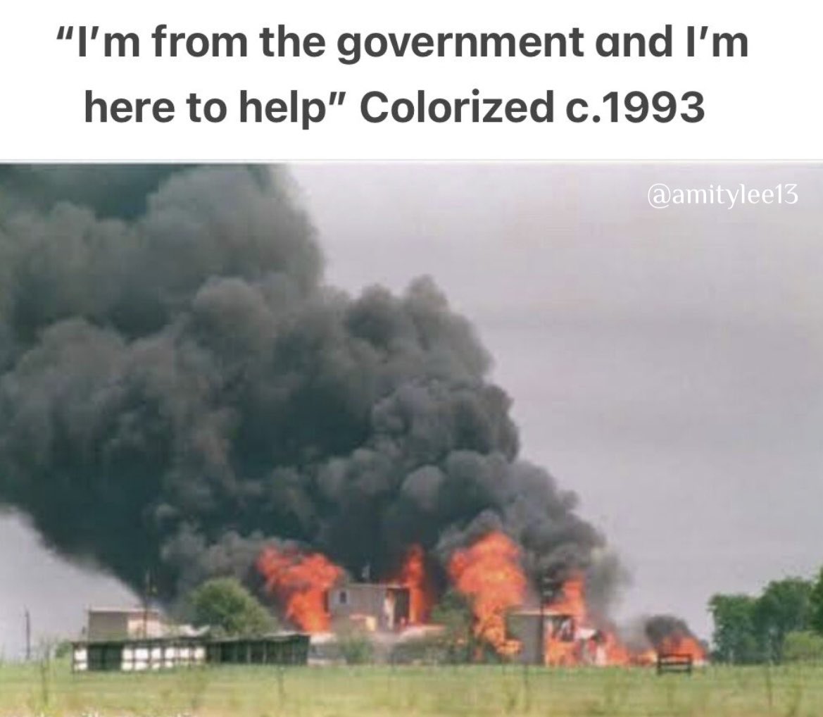 amitylee13's tweet image. The federal government is a domestic terrorist organization.