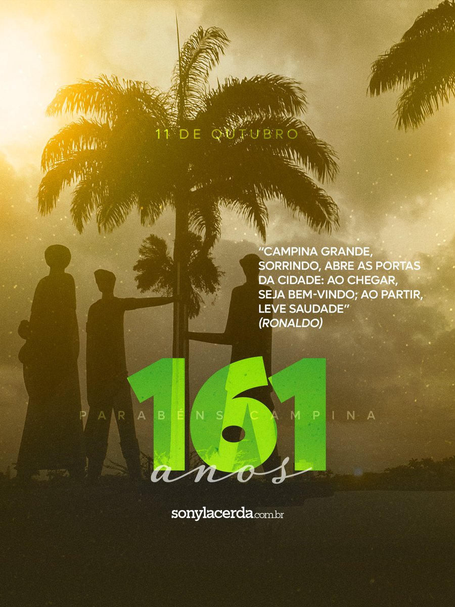 Parabéns, Campina Grande! #161anos